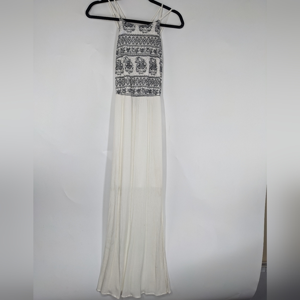 ETHEREAL by Paper Crane Anthro Sleeveless Strappy Back Maxi Dress
